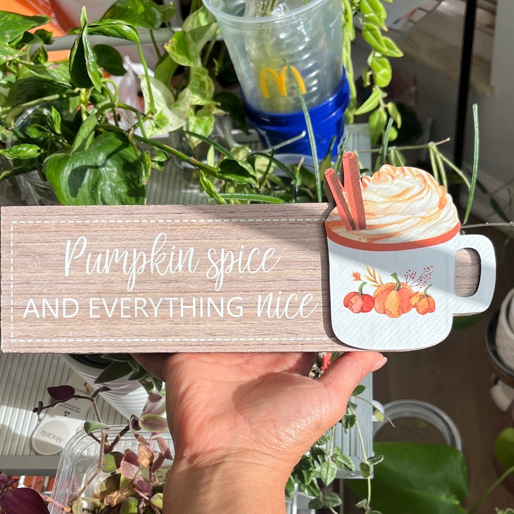 Pumpkin Spice Decorative Sign